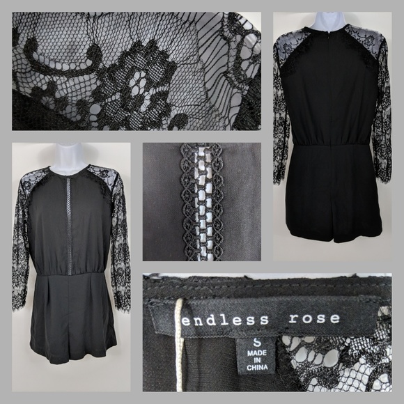 Endless Rose Pants - 💙HP💙 Endless rose long sleeve lace romper